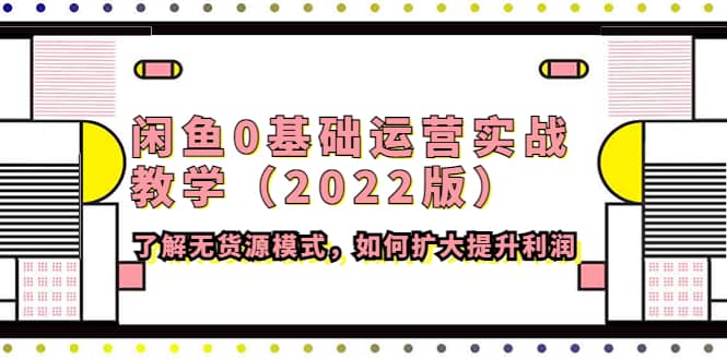 闲鱼0基础运营实战教学（2022版）了解无货源模式，如何扩大提升利润-徐哥轻创网