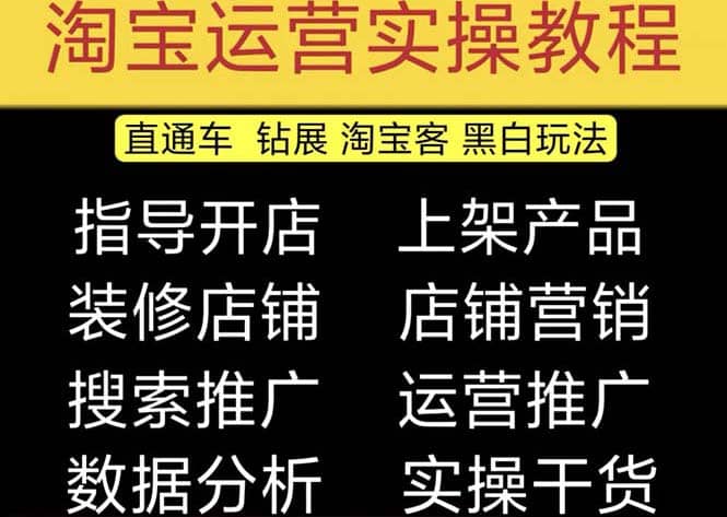 2023淘宝开店教程0基础到高级全套视频网店电商运营培训教学课程（2月更新）-徐哥轻创网