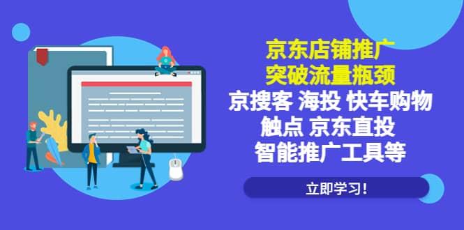 京东店铺推广：突破流量瓶颈，京搜客海投快车购物触点京东直投智能推广工具-徐哥轻创网