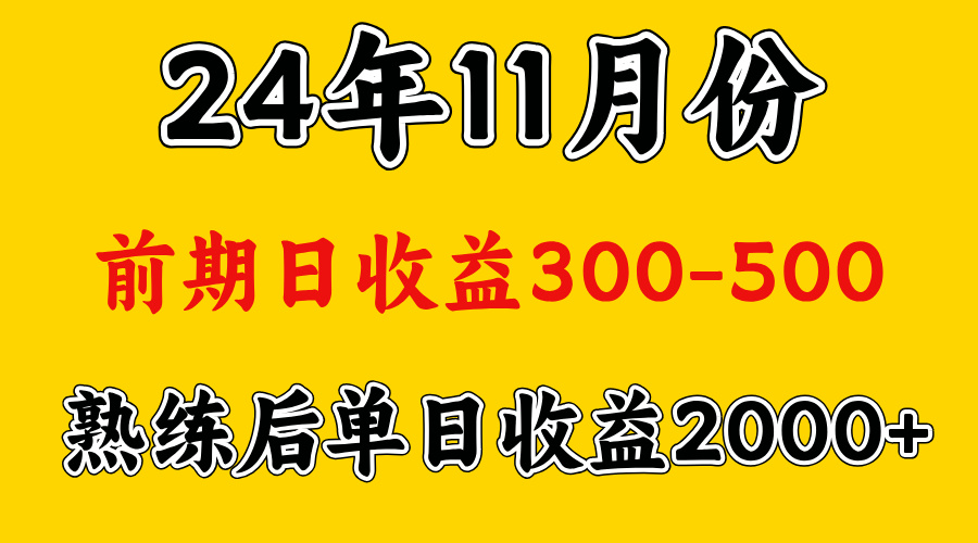 轻资产项目，前期日收益500左右，后期日收益1500-2000左右，多劳多得-徐哥轻创网